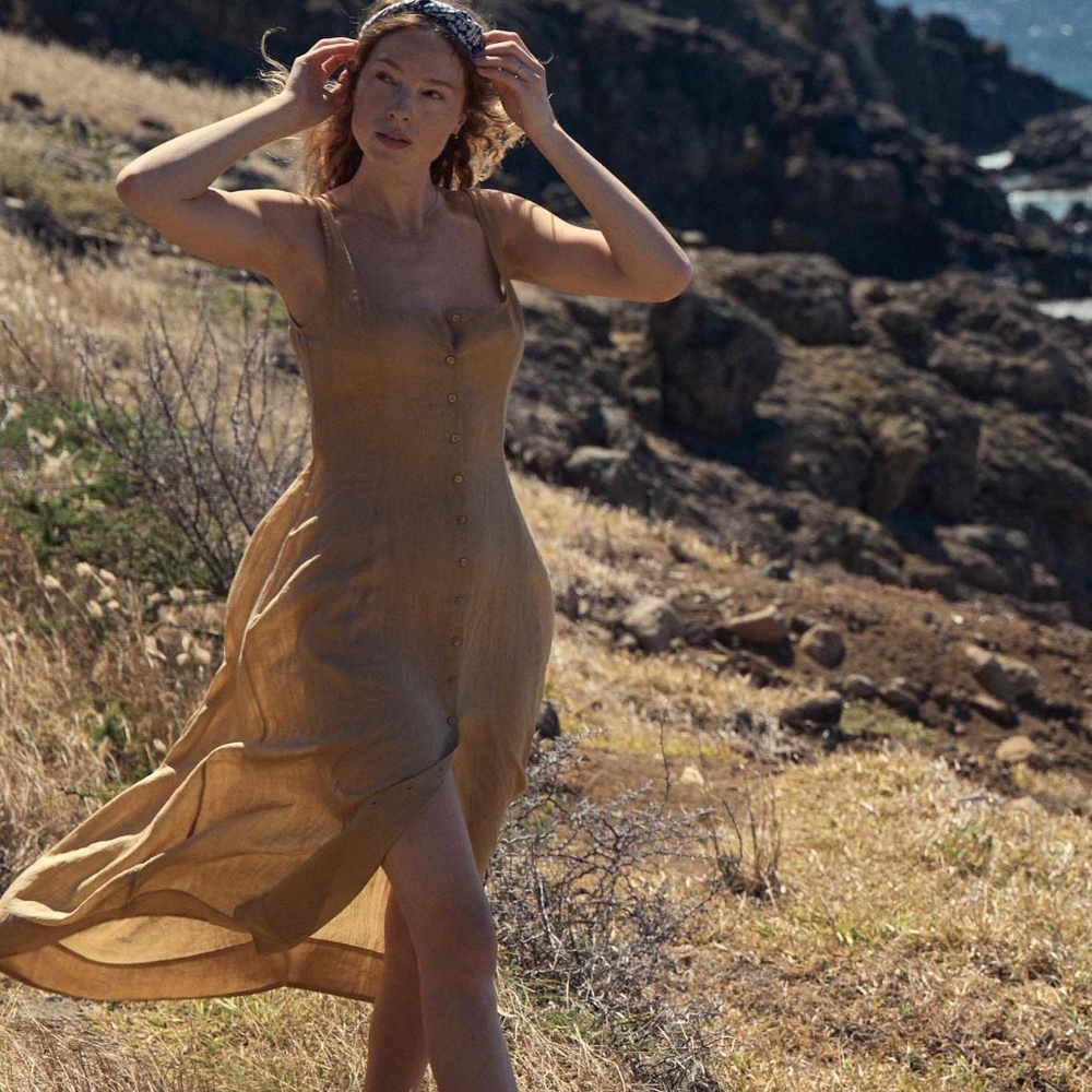 Doen Lantana Dress in Oaken